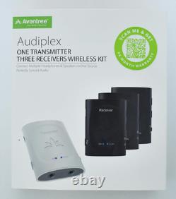 Audiplex Wireless Audio Transmitter & Multiple Receivers Set for AV Receivers