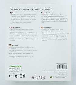 Audiplex Wireless Audio Transmitter & Multiple Receivers Set for AV Receivers