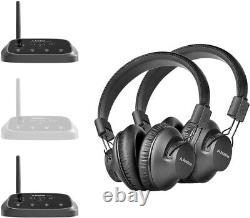 Avantree Shift Wireless TV headphones family pack, ideal for 2 & more TVs New