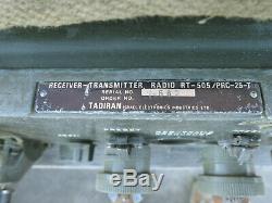 #B FUNKGERÄT RADIO Receiver Transmitter Tadiran RT-505 / PRC-25 mit Tragegestell
