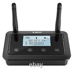 B03+ Bluetooth Transmitter Receiver for TV Home Stereo, Long Range Bluetooth