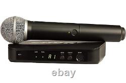 BLX24/SM58 Wireless System with SM58 Handheld Vocal Microphone Quick Delivery