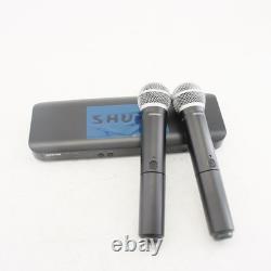 BLX288/PG58 Dual Channel Wireless Handheld Microphone System Vocal H9 Band NEW