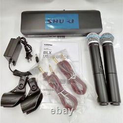 BLX288/SM58 Dual Wireless Microphone System w 2x SM58 Vocal Mics NEW 510-590MHZ