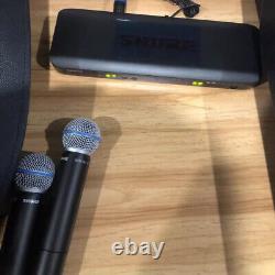 BLX288/SM58 Dual Wireless Microphone System w 2x SM58 Vocal Mics NEW 510-590MHZ