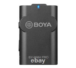 BOYA Wireless Lavalier Microphone Transmitter Receiver for iOS iPhone X 11 Pro 8