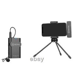 BOYA Wireless Lavalier Microphone Transmitter Receiver for iOS iPhone X 11 Pro 8