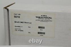 BRAND NEW City Theatrical 5600 & 5610 Show DMX Receiver & Transmitter Set