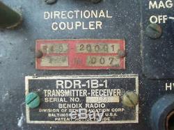 Bendix Aviation Radio Marker TA-18BB Transmitter Receiver RDR-1 1953 360 Crystal