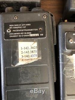 Bendix Prc 127 Rt/1594 2way Receiver Transmitter Radio King Ham Lot Of 4