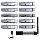 Blizzard Lighting Wicicle Xmit & Skywire Wireless Dmx Transmitter & 10 Receivers