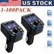 Bluetooth 5.0 Car Wireless Fm Transmitter Adapter 2usb Pd Charger Hands-free Lot