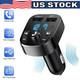 Bluetooth 5.0 Car Wireless Fm Transmitter Adapter 2usb Pd Charger Hands-free Lot