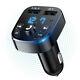 Bluetooth 5.0 Car Wireless Fm Transmitter Adapter 2usb Pd Charger Hands-free Lot