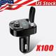 Bluetooth 5.0 Car Wireless Fm Transmitter Adapter 2usb Pd Charger Hands-free Lot