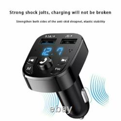 Bluetooth 5.0 Car Wireless FM Transmitter Adapter 2USB PD Charger Hands-Free Lot Bluetooth 5.0 Car Wireless FM Transmitter Adapter 2USB PD Charger Hands-Free Lot