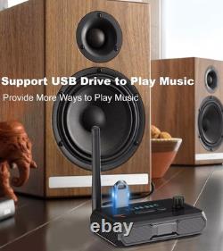 Bluetooth 5.3 Home Stereo Audio Receiver AUX Optical HD Music to RCA Adapter Lot