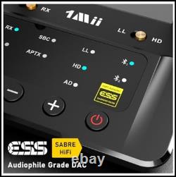 Bluetooth 5.3 Transmitter Receiver 2-in-1 for TV Home Stereo aptX HD Low Latency