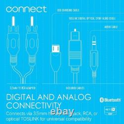 Bluetooth Audio Transmitter Plastic 3.5mm RCA Optical for TV PC Airplane Gym