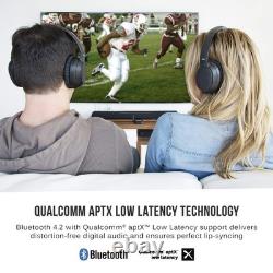 Bluetooth Transmitter Receiver Hub with Audio Pass-Through for TV & Stereo, 3.5m