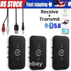 Bluetooth Transmitter & Receiver Wireless Adapter For Home stereos/speakers Lot