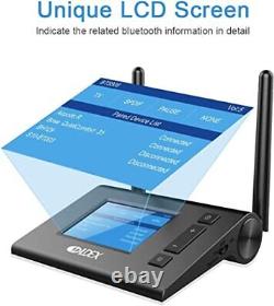 Bluetooth Transmitter Receiver, Wireless Bluetooth Adapter with Unique LCD