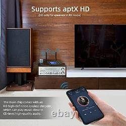 Bluetooth Transmitter Receiver for TV, Unique Visible LCD Display Wireless