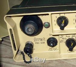 C1990 IRAQI ARMY Portable Field MANPACK Desert Storm RADIO TRANSMITTER RECEIVER
