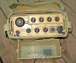 C1990 IRAQI ARMY Portable Field MANPACK Desert Storm RADIO TRANSMITTER RECEIVER