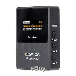 COMICA BoomX-D 2.4G Digital Trigger Wireless Microphone Transmitter Receiver 50m