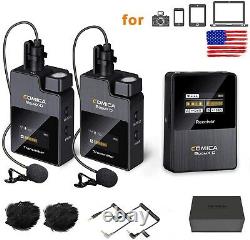 COMICA BoomX-D D2 2.4G Digital Wireless Microphone Transmitter Receiver Kit DHL