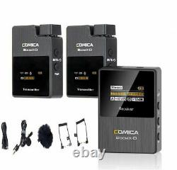 COMICA BoomX-D D2 2.4G Digital Wireless Microphone Transmitter Receiver Kit DHL