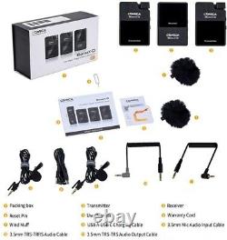 COMICA BoomX-D D2 2.4G Digital Wireless Microphone Transmitter Receiver Kit DHL