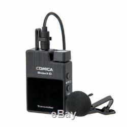COMICA BoomX-D D2 2.4G Wireless Lavalier Microphone + 2x Transmitter Receiver