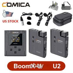 COMICA BoomX-U U2 Broadcast UHF Wireless Microphone System Transmitter Receiver