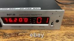 COMTEK BST-25 Synthesized Transmitter Receiver Pack 76.200 MHZ 87.750 MHZ