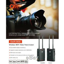 CVW Swift 800 1080P HD Image Wireless Transmitter Receiver For DSLR+ Batteries