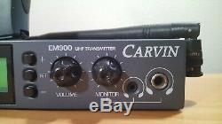 Carvin EM900/ EM901 UHF Transmitter and Receiver Frequency Range 638-662