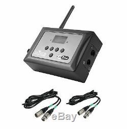 Chauvet DJ D-FI Hub Wireless DFI 2.4 GHz DMX Transmitter or Receiver with Cables