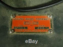 Collins 270G-1 Speaker for Vintage Ham Radio Receiver Transmitter (very nice)
