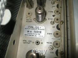 Collins 75S-1 HF Receiver Ham Radio SSB CW 75S1 S-Line WE Nice Not Working