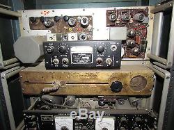 Collins Radio Rack System 51M-8 Receiver / 242F-5CL Transmitter & PS / Rack+