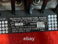 Collins Vhf 20 Radio Receiver Transmitter P/n 792-6657-004