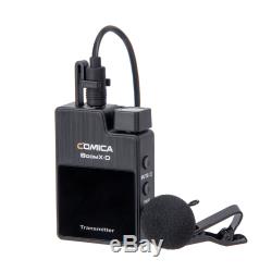 Comica BoomX-D D2 2.4G Wireless Microphone+2Transmitters 1 Receiver for Camera