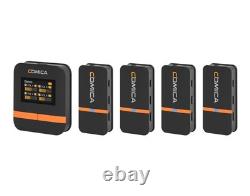 Comica Vimo Q Four-channel Mini Wireless Microphone 4x Transmitters 1x Receiver