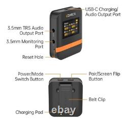 Comica Vimo Q Four-channel Mini Wireless Microphone 4x Transmitters 1x Receiver