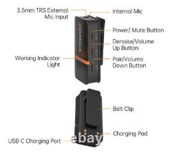 Comica Vimo Q Four-channel Mini Wireless Microphone 4x Transmitters 1x Receiver