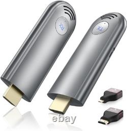 Compact Wireless HDMI Receiver & Transmitter for High-Quality Video Streaming