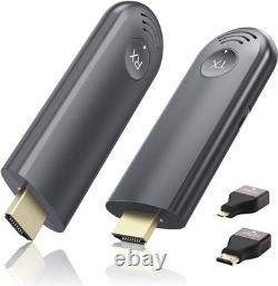 Compact Wireless HDMI Receiver & Transmitter for High-Quality Video Streaming