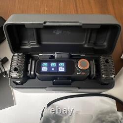 DJI Mic 2 Wireless Lavalier Microphone Receiver, Transmitter, Charging Case